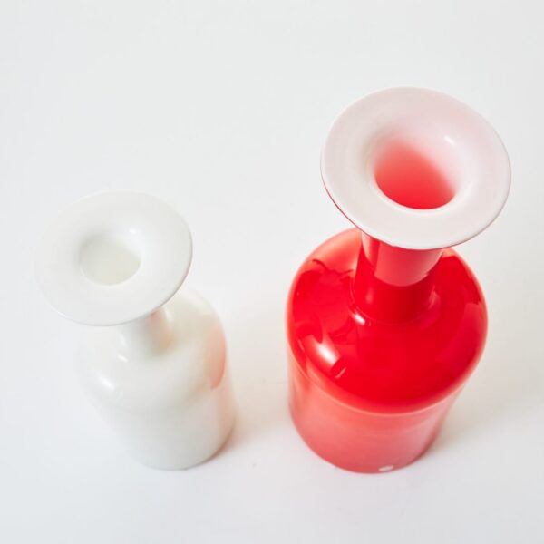 Pair of vases Otto Brauer for Holmegaard Kastrup
