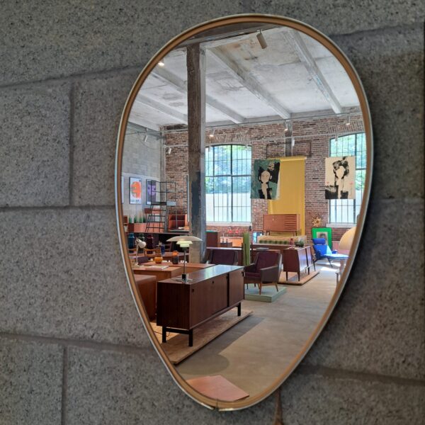 Brass mirror, Denmark 1960