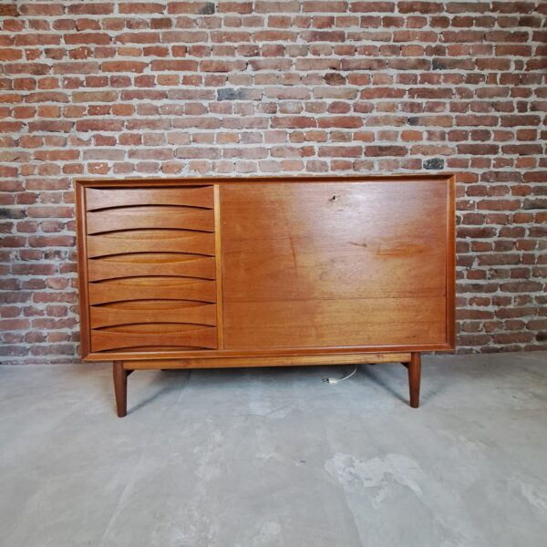 Arne Vodder teak bar cabinet, Denmark 1960