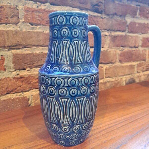 West Germany terracotta vase, 1970 / ref. code 0