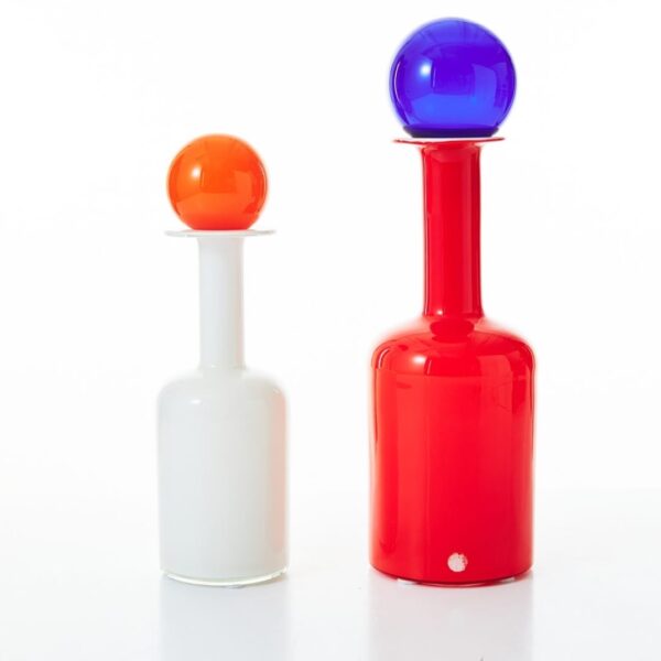Pair of vases Otto Brauer for Holmegaard Kastrup